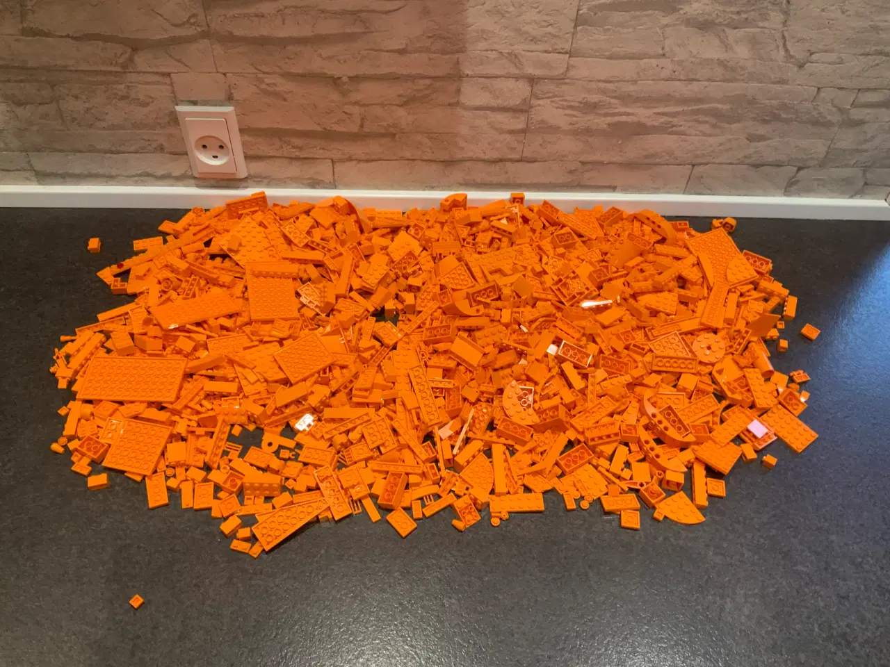 Billede 1 - Lego orange klodser