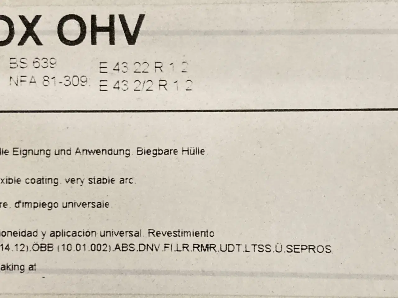 Billede 3 - Svejseelektroder - Böhler Fox OHV 2,5x350
