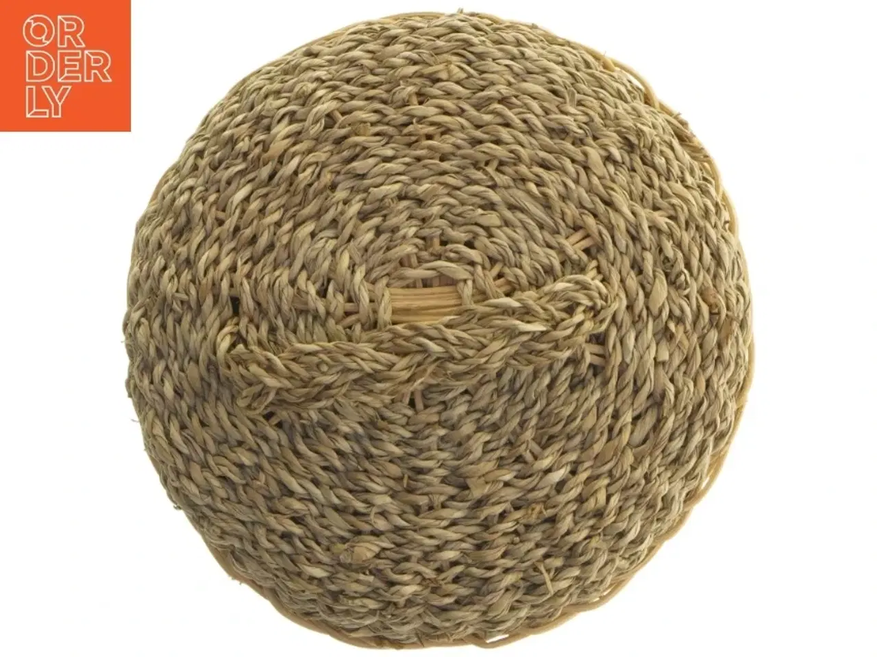 Billede 4 - Flettet kurv med låg (str. Ø 19 cm)