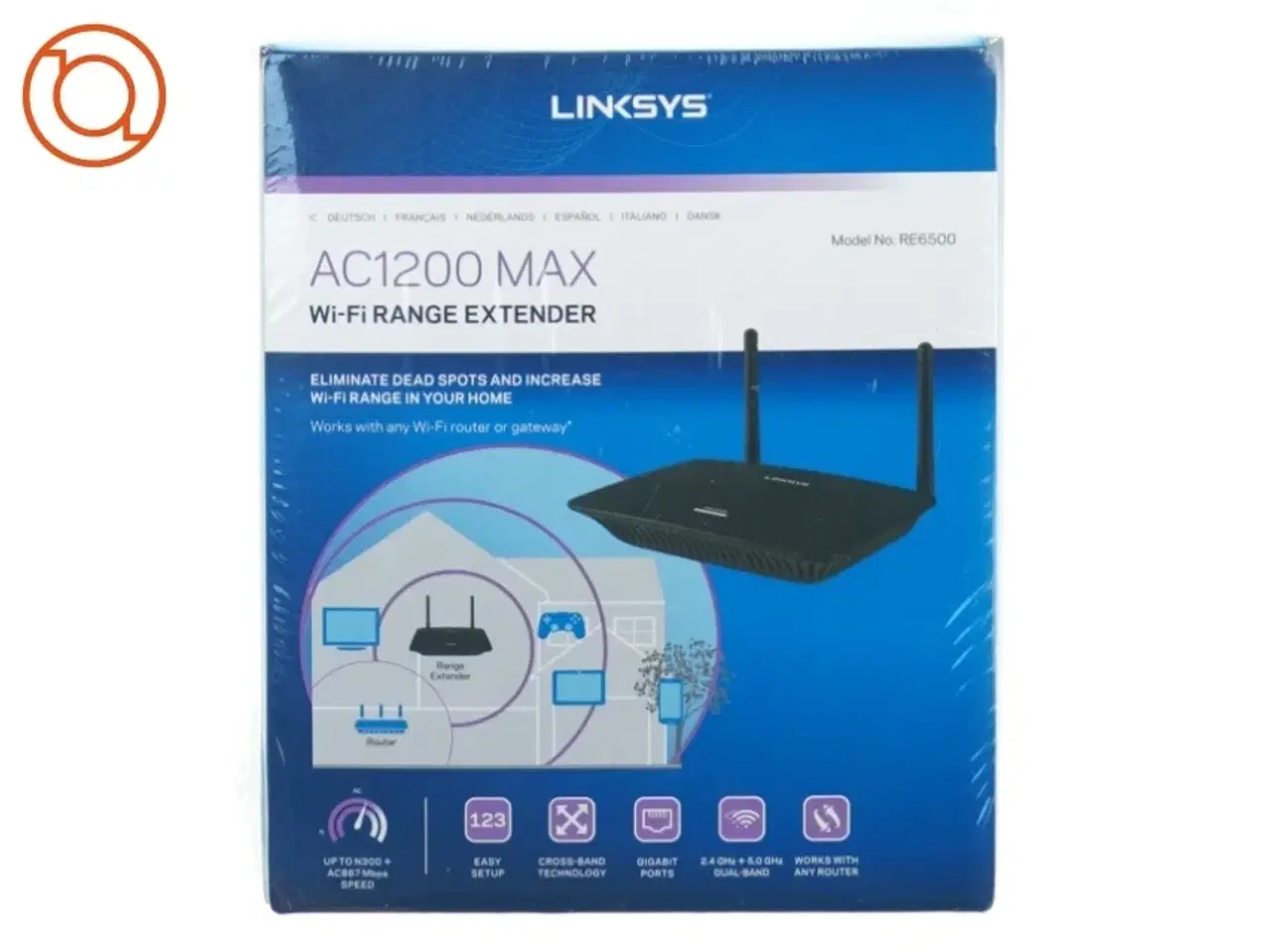 Billede 1 - AC1200max wifi range extender fra Linksys