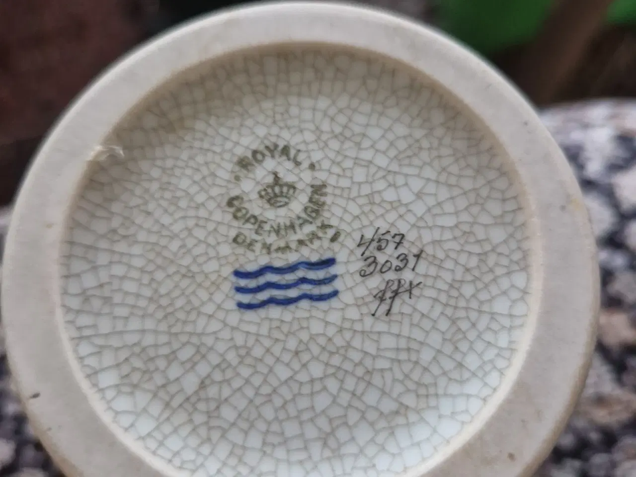 Billede 2 - Krakele porcelænsvase fra Royal Copenhagen 