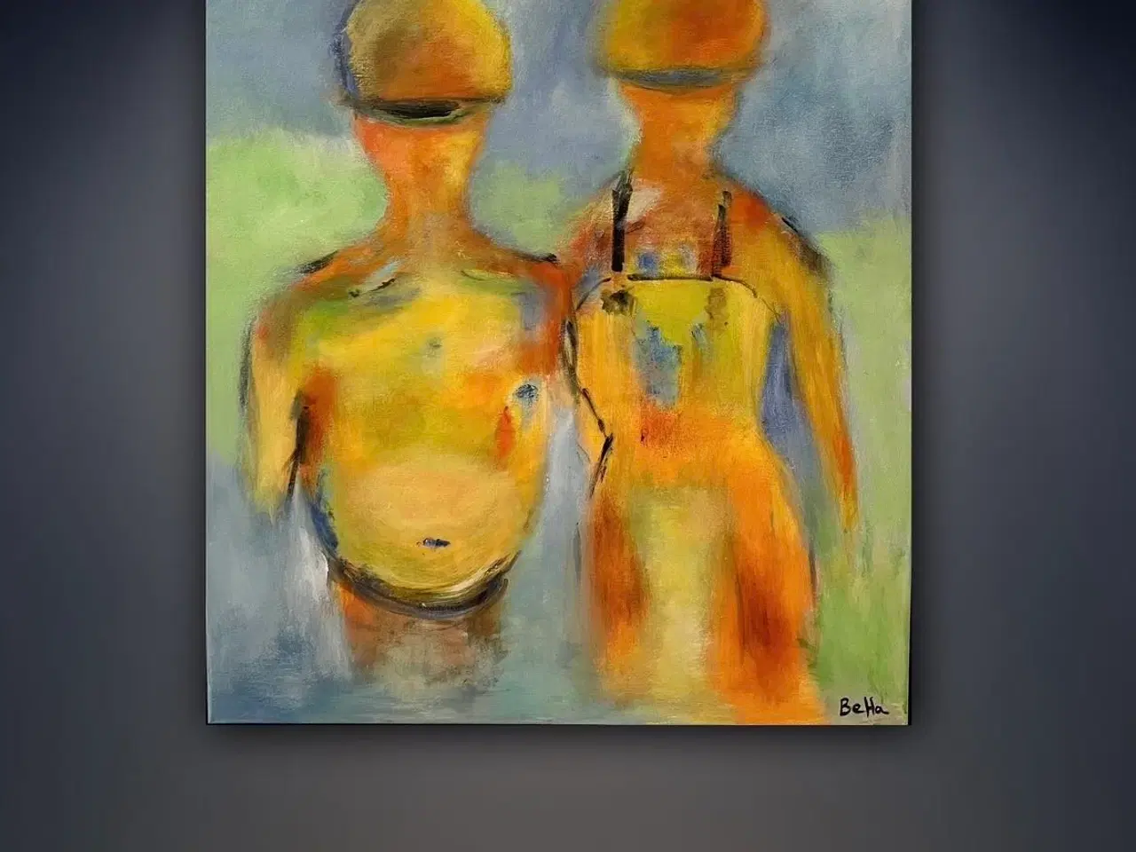 Billede 1 - Abstrakt 80x100