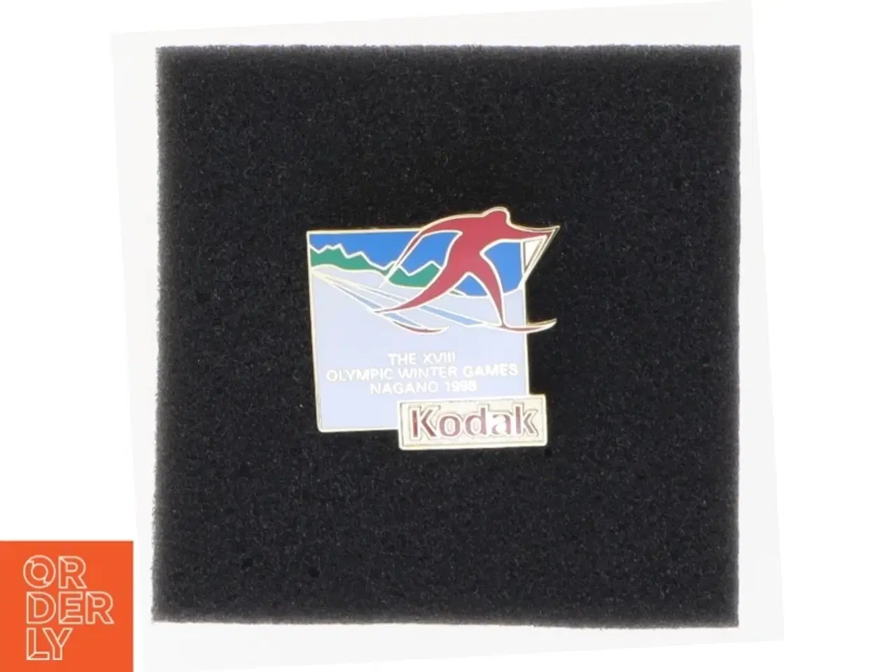 Billede 3 - Nagano 1998 Olympiske Lege Kodak Sponsor Pin (str. 2,5 x 2,5 cm)