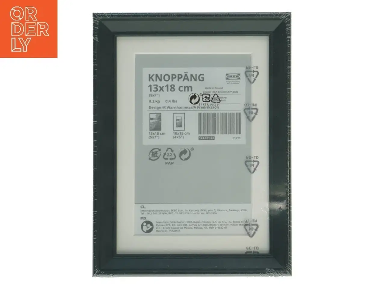 Billede 1 - Sort ramme fra IKEA (str. 13 x 18 cm)