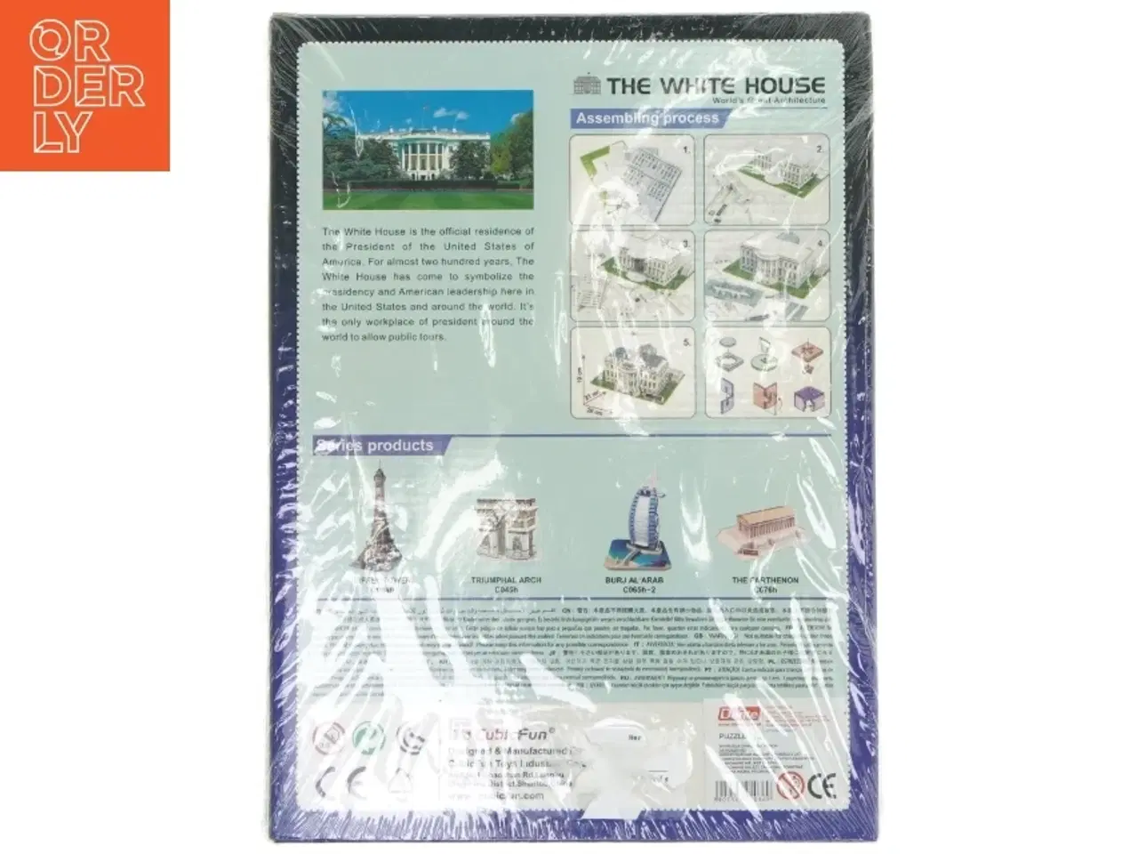 Billede 2 - Det Hvide Hus 3D puslespil fra Cubik Fun