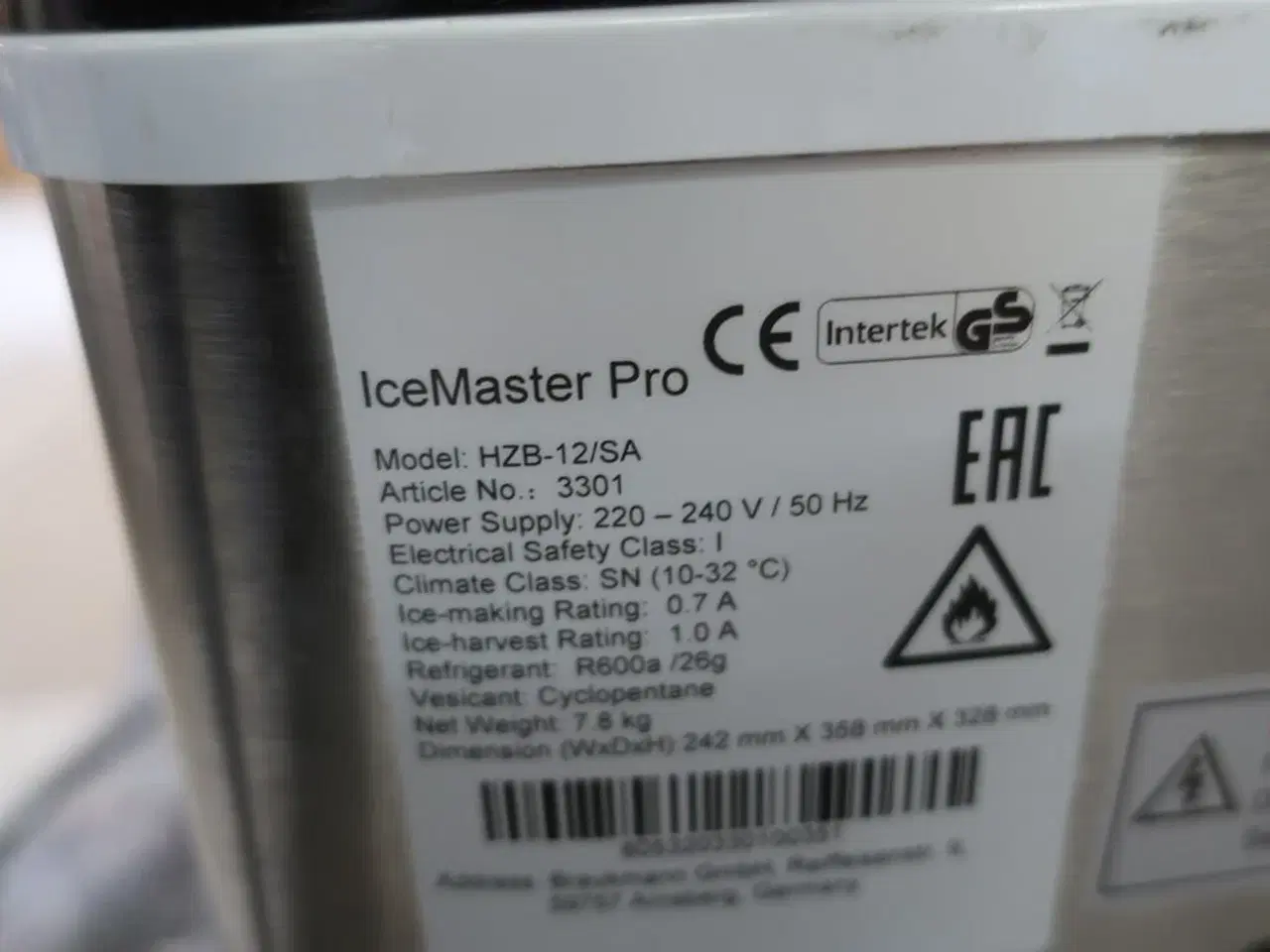 Billede 4 - Isterningemaskine CASO IceMaster Pro