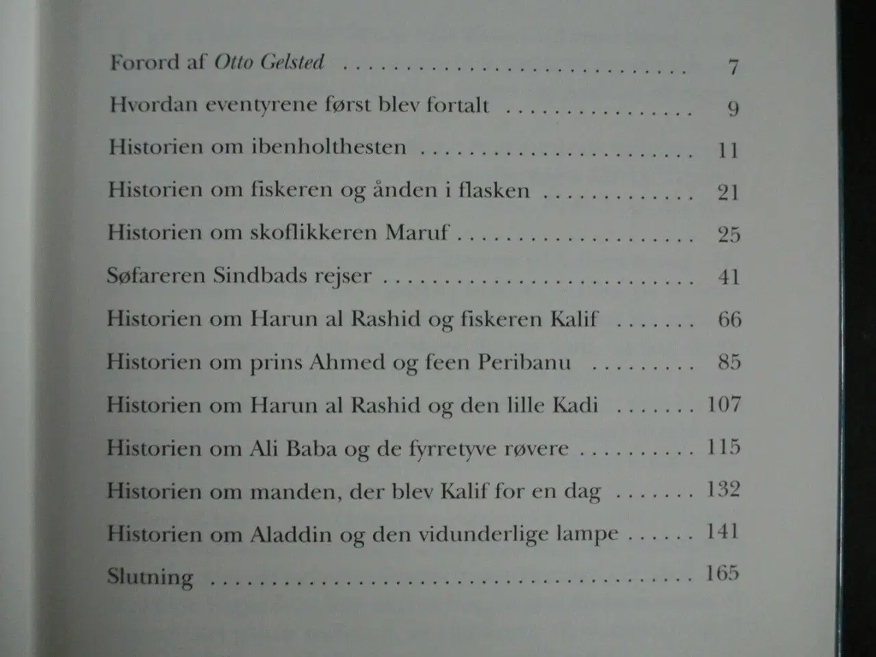 Billede 2 - eventyr fra 1001 nat, genfortalt af otto gelsted. 