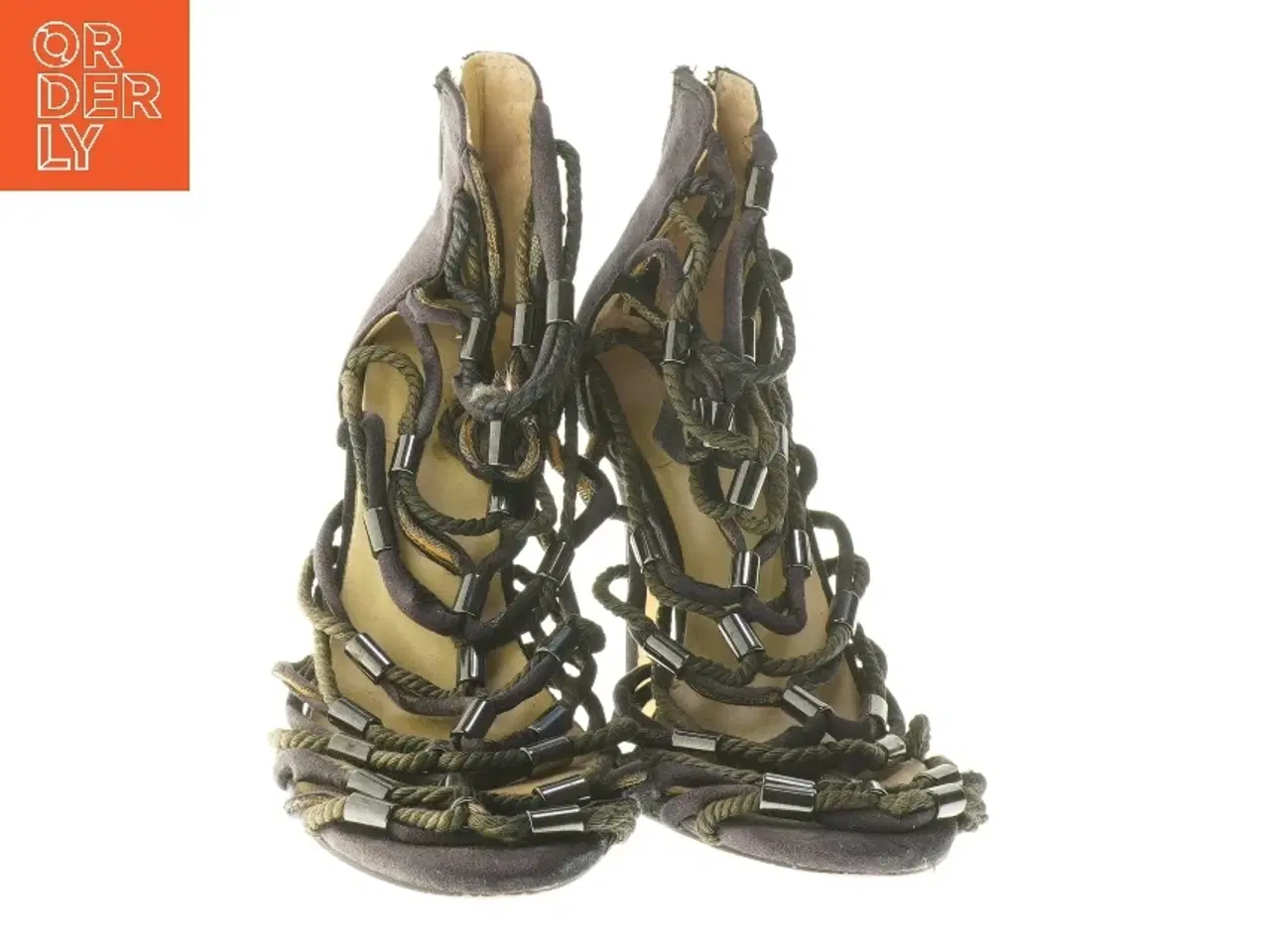 Billede 3 - Sandaler med høje hæle (str. 35 )