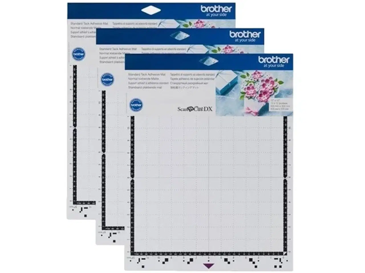 Billede 1 - Brother ScanNCut skæremåtte - 3 pak - medium 12" - til SDX modellerne