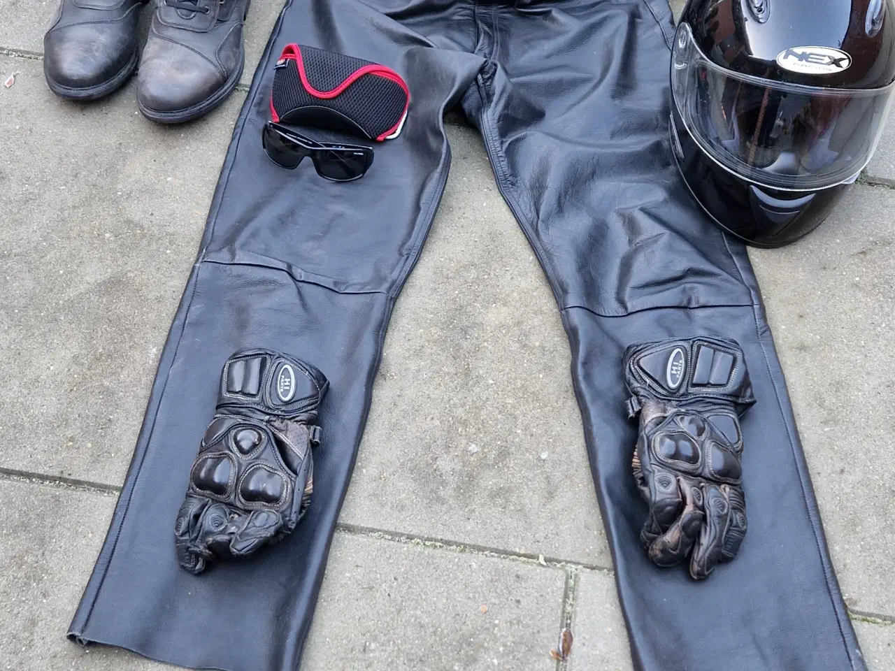 Billede 7 - Motorcykeludstyr handsker hjelm støvler briller 