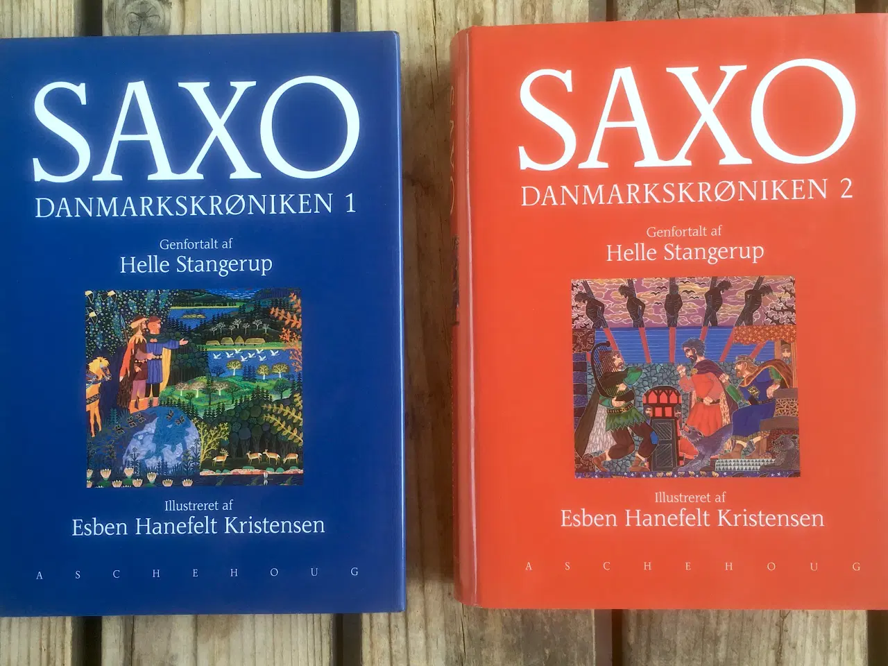 Billede 3 - Saxo: Danmarkskrøniken bind 1+2,