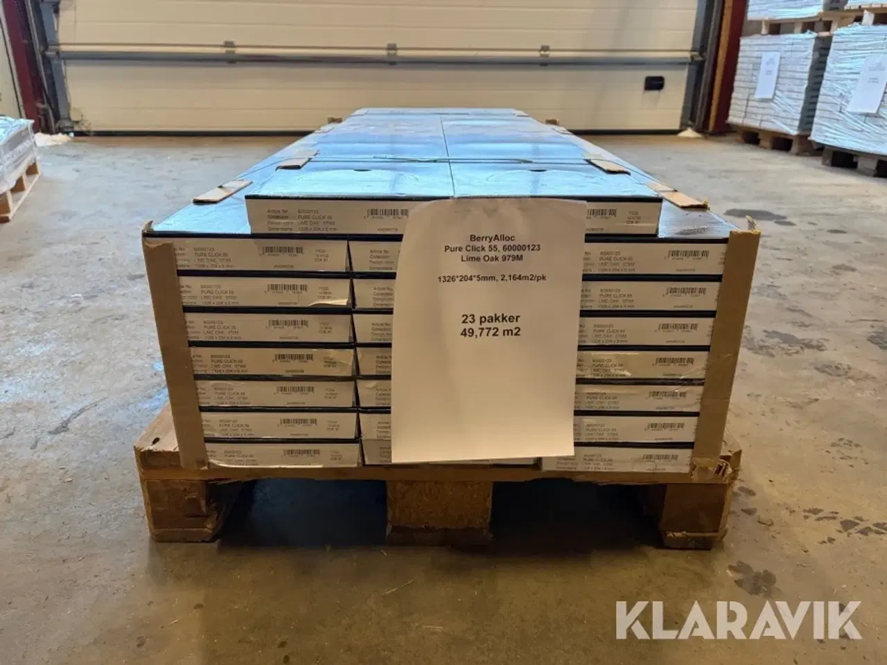 Billede 8 - Vinylgulv BerryAlloc Pure click Lime Oak 23 styk