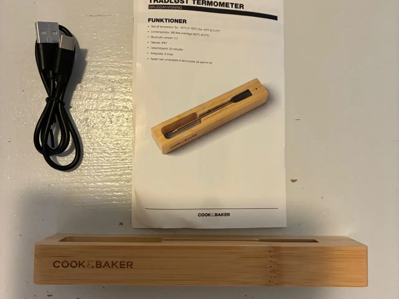 Billede 2 - Trådløst stegetermometer - Bluetooth 