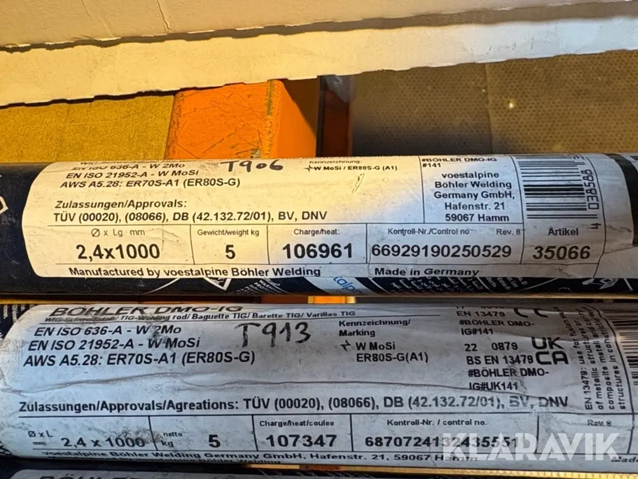 Billede 4 - Svejsetråd Böhler DMO-IG - 3 ruller