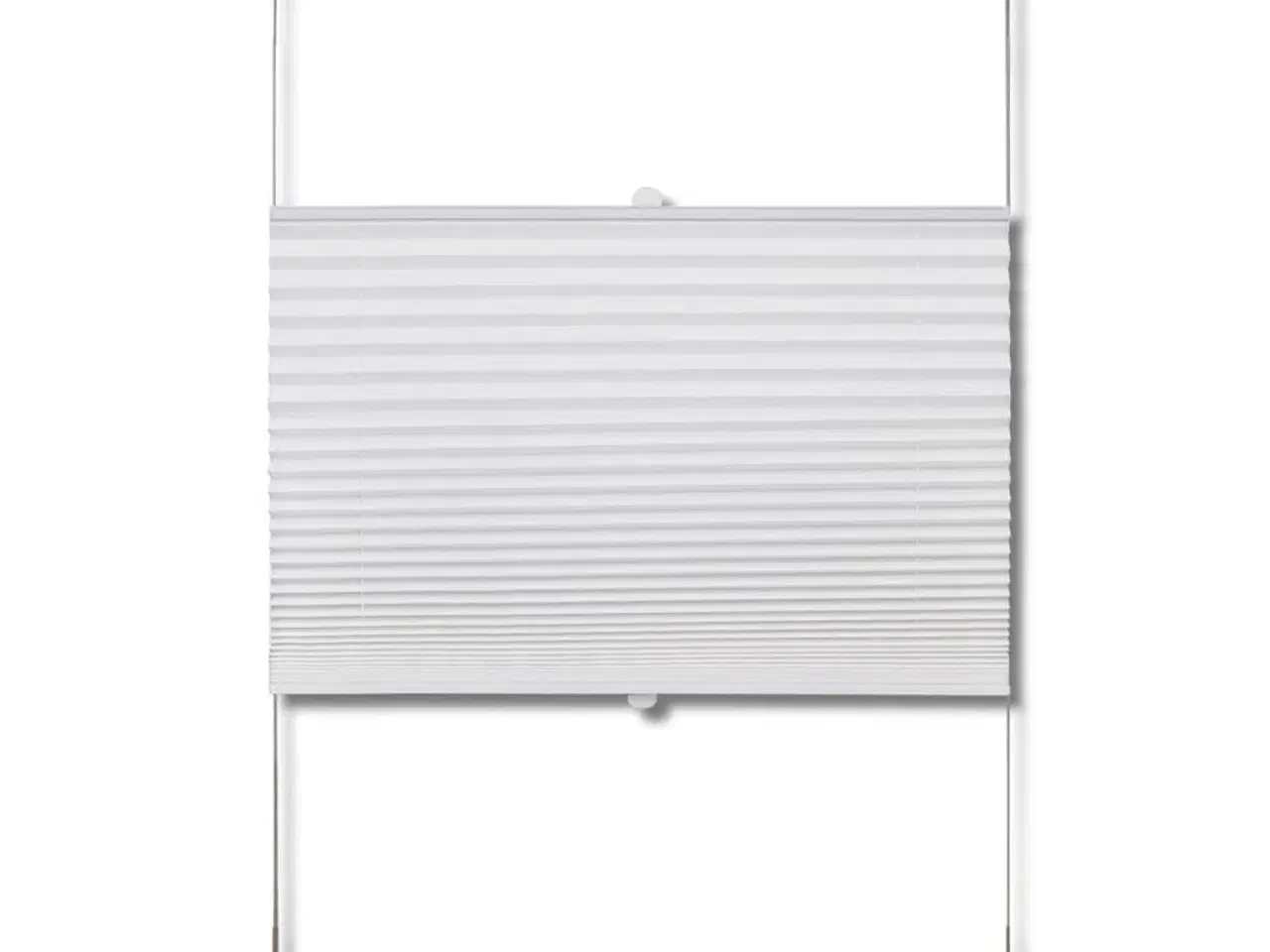 Billede 4 - Plisségardiner 80 x 100 cm hvid