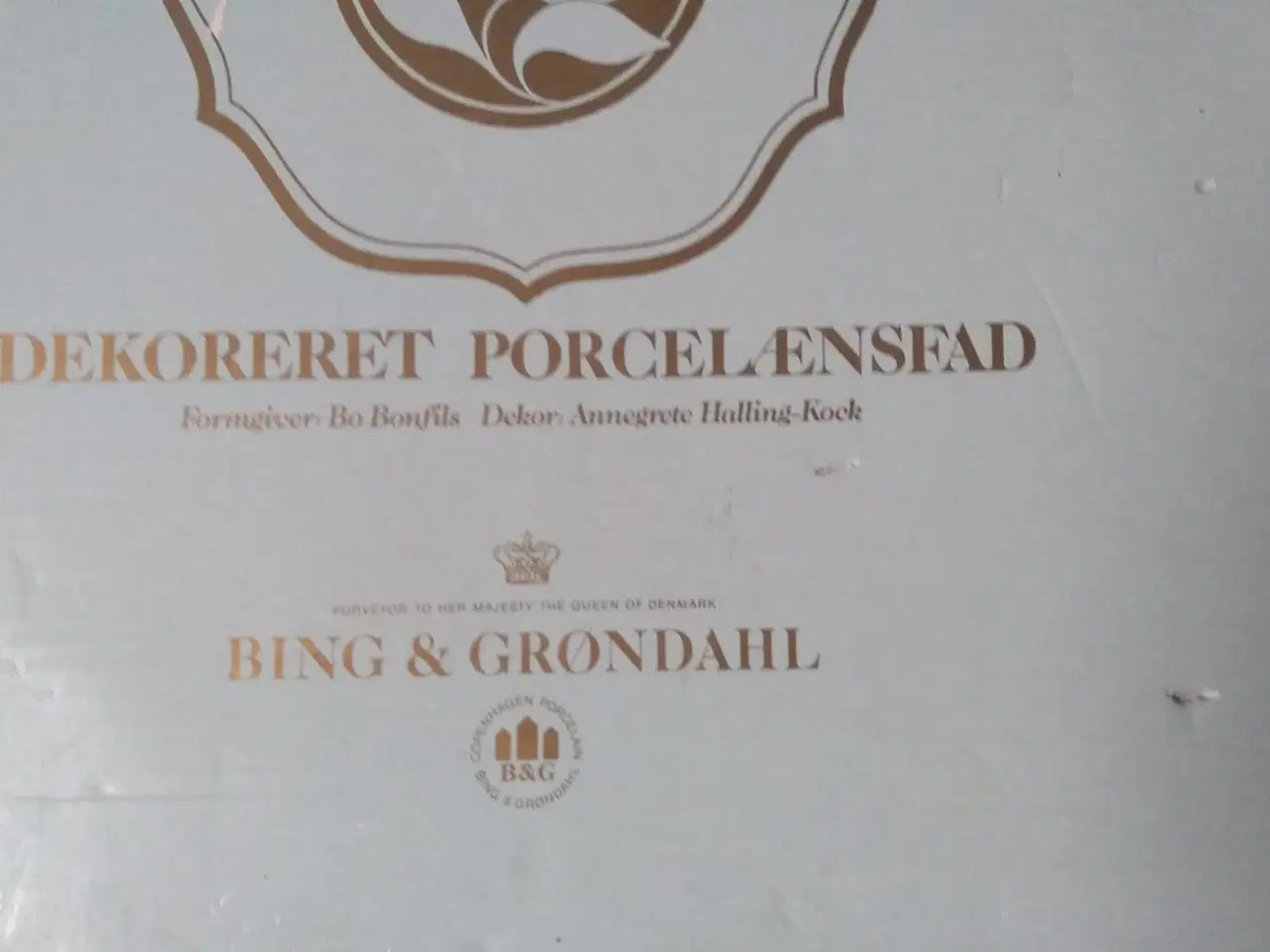 Billede 6 - Porcelænsfad 7558 / 262 Bing & Grøndahl / Bonfils