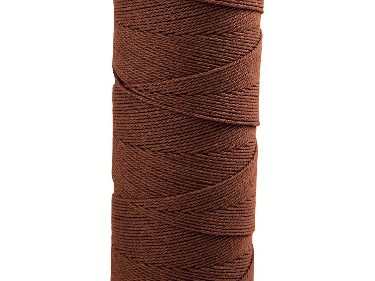 Billede 1 - Knyttegarn, L: 315 M, tykkelse 1 mm, Tynd kvalitet 12/12, brun, 220g/ 1 ngl.