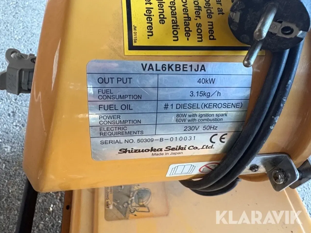 Billede 7 - 2 stk. varmekanon VAL6KBE1JA diesel