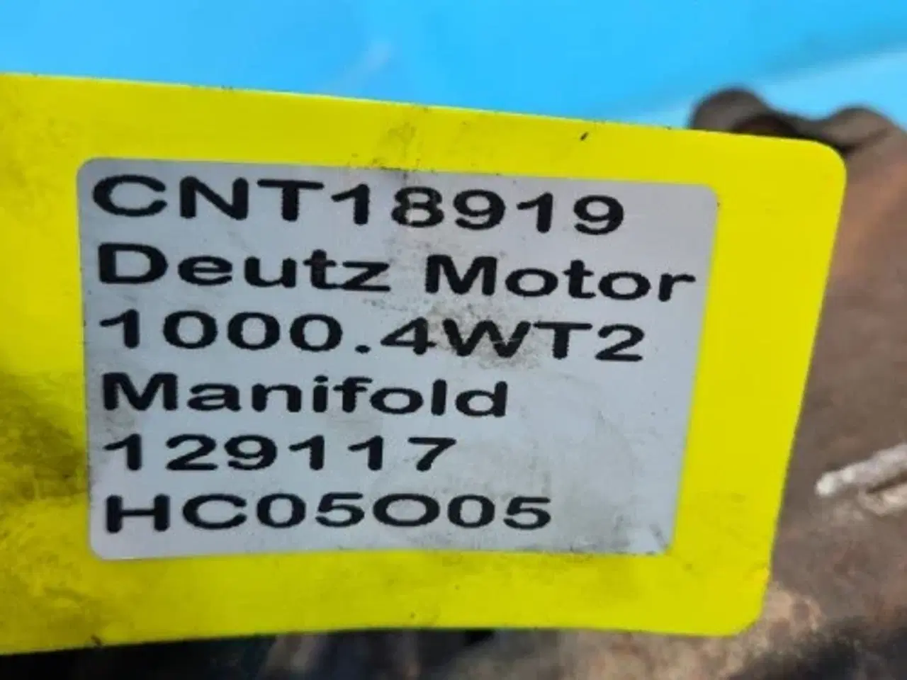 Billede 17 - Deutz 1000.4WT2 Udstødningsmanifold 129117