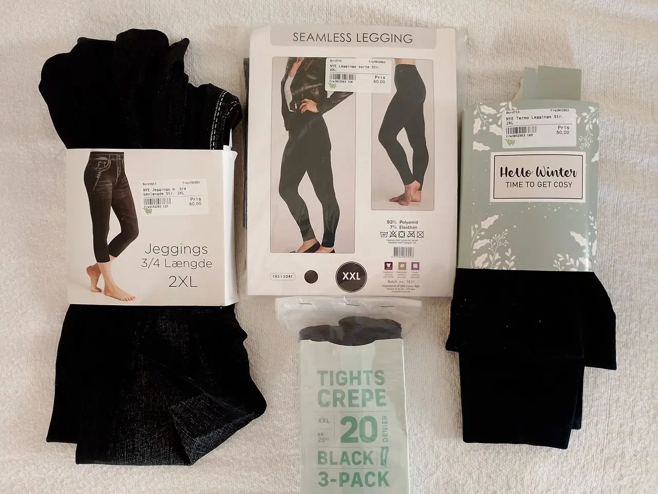 Billede 2 - NYE Leggings, Jeggings, Strømper Str. XXL