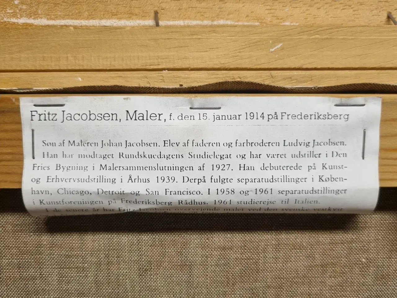 Billede 7 - Maleri af Fritz Jacobsen