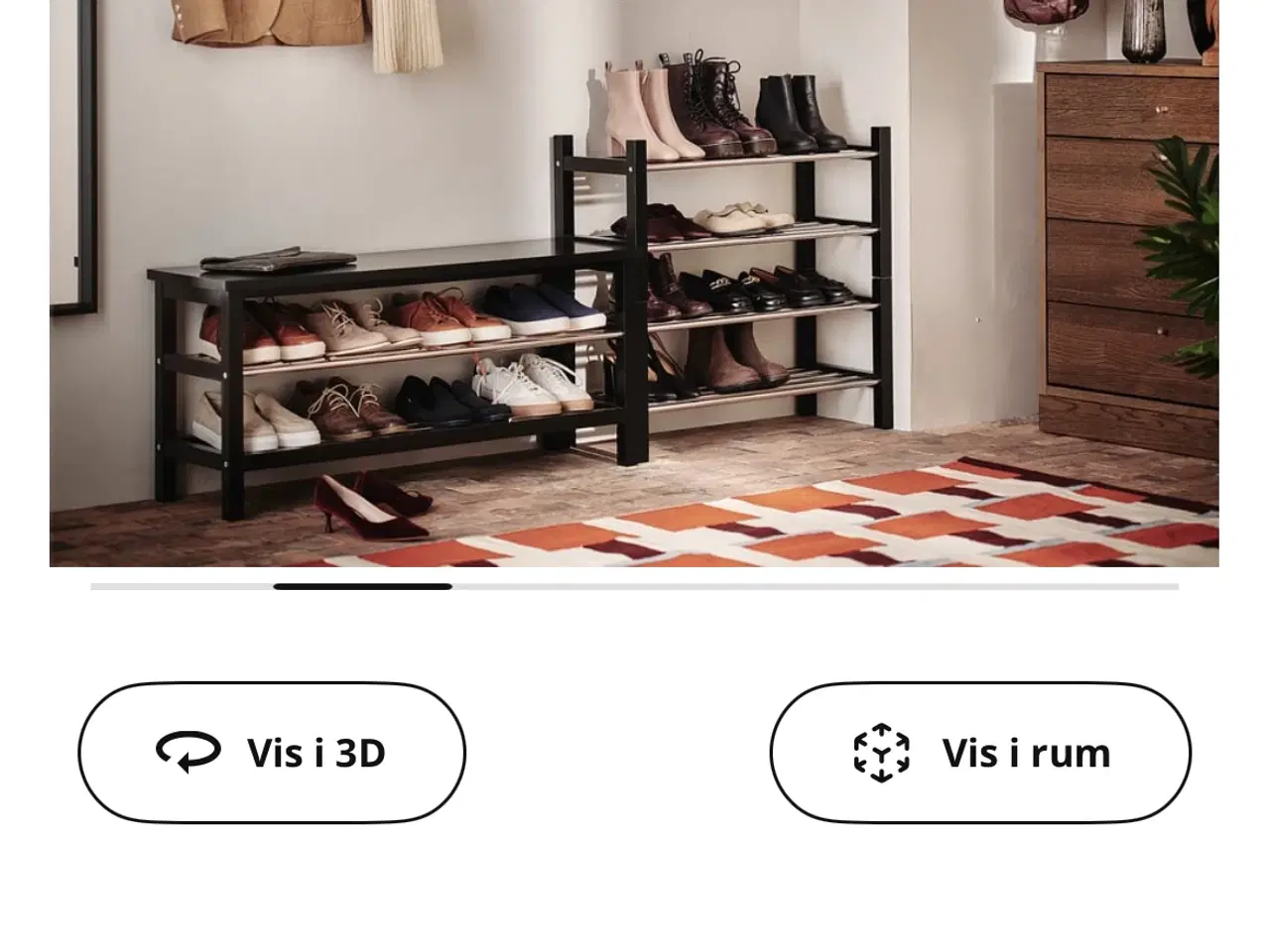 Billede 3 - Bænk til fodtøj 
