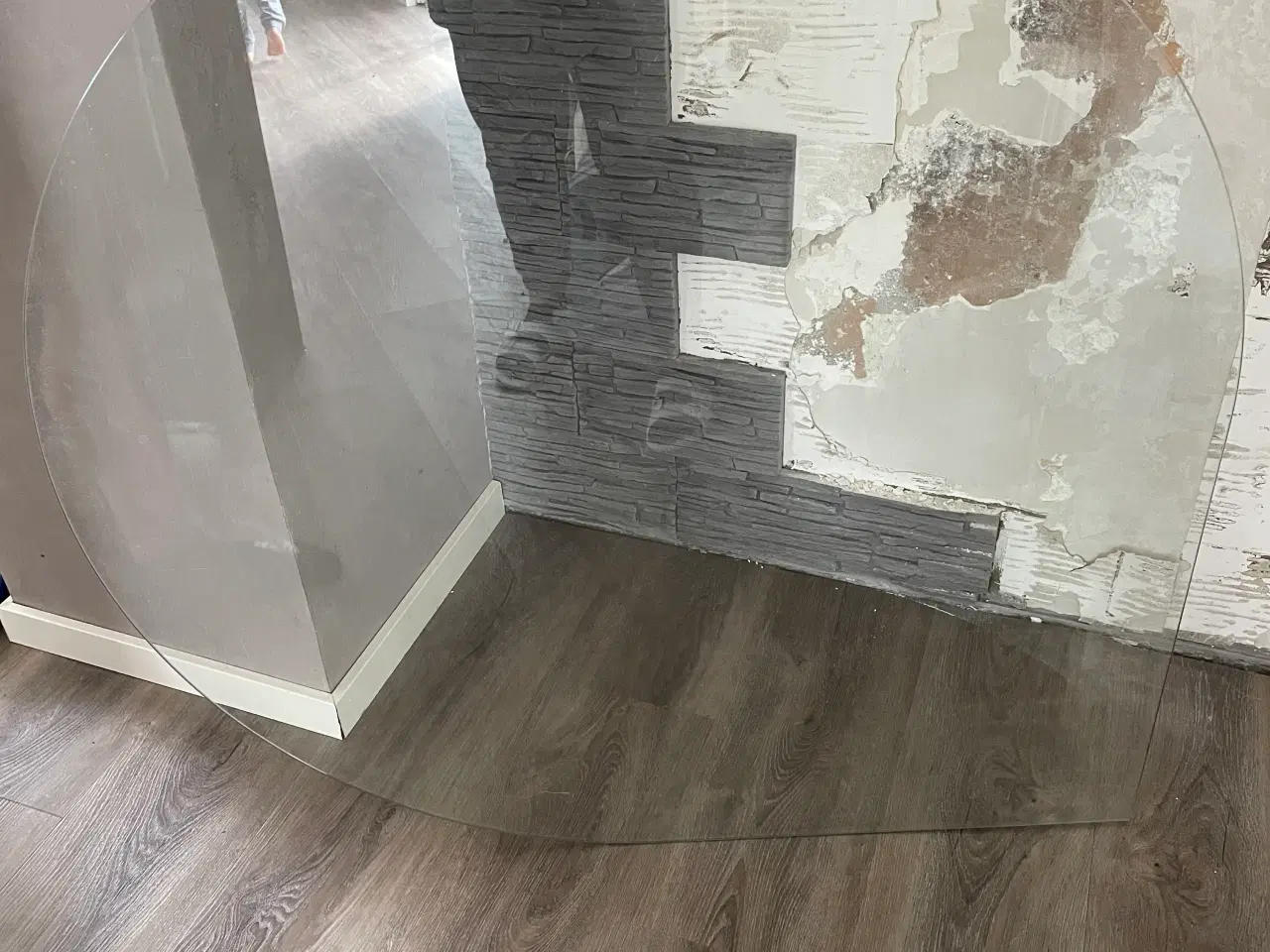 Billede 2 - Glas gulvplade dråbeformet