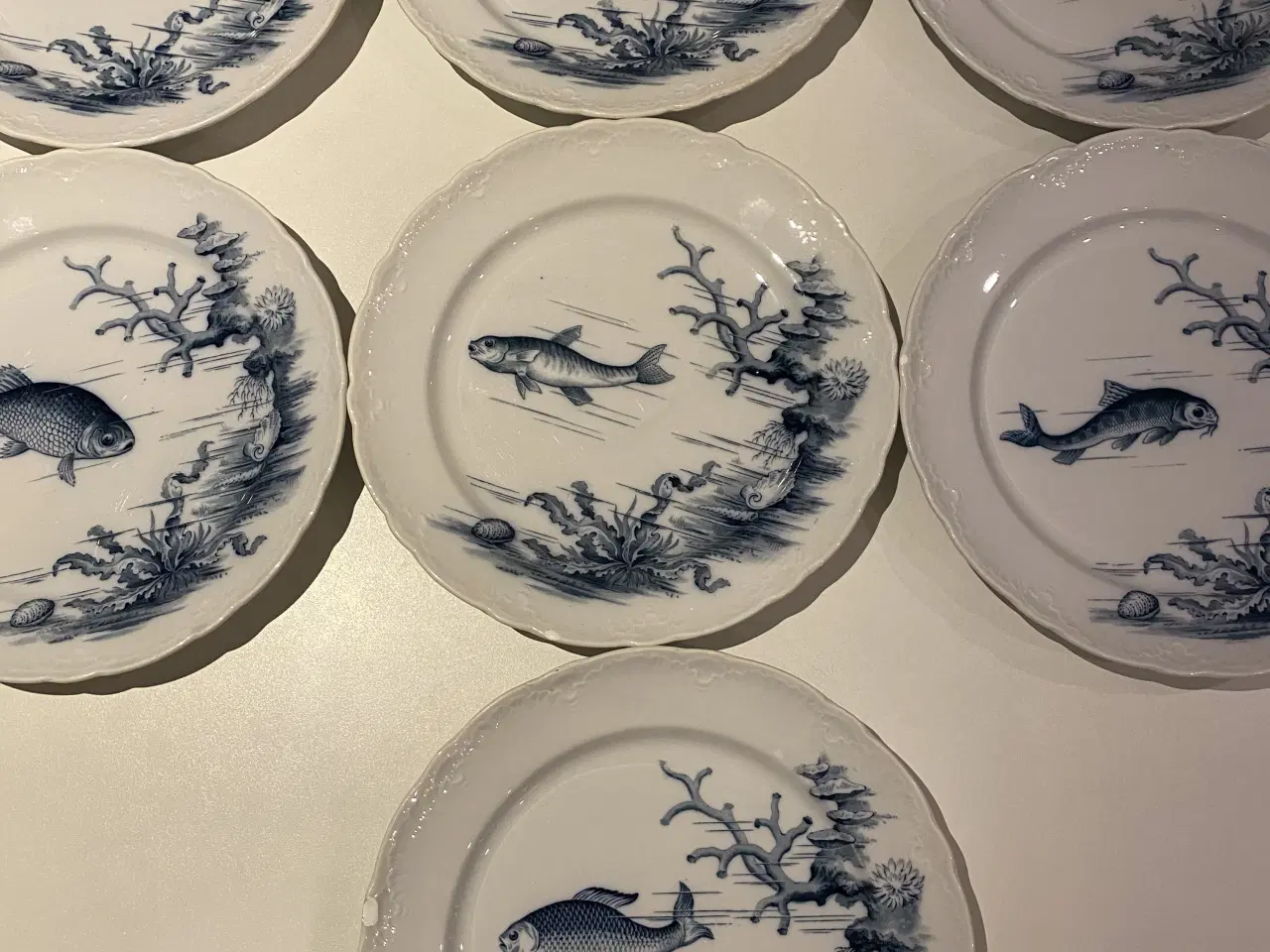 Billede 1 - Fiske tallerken 7 stk