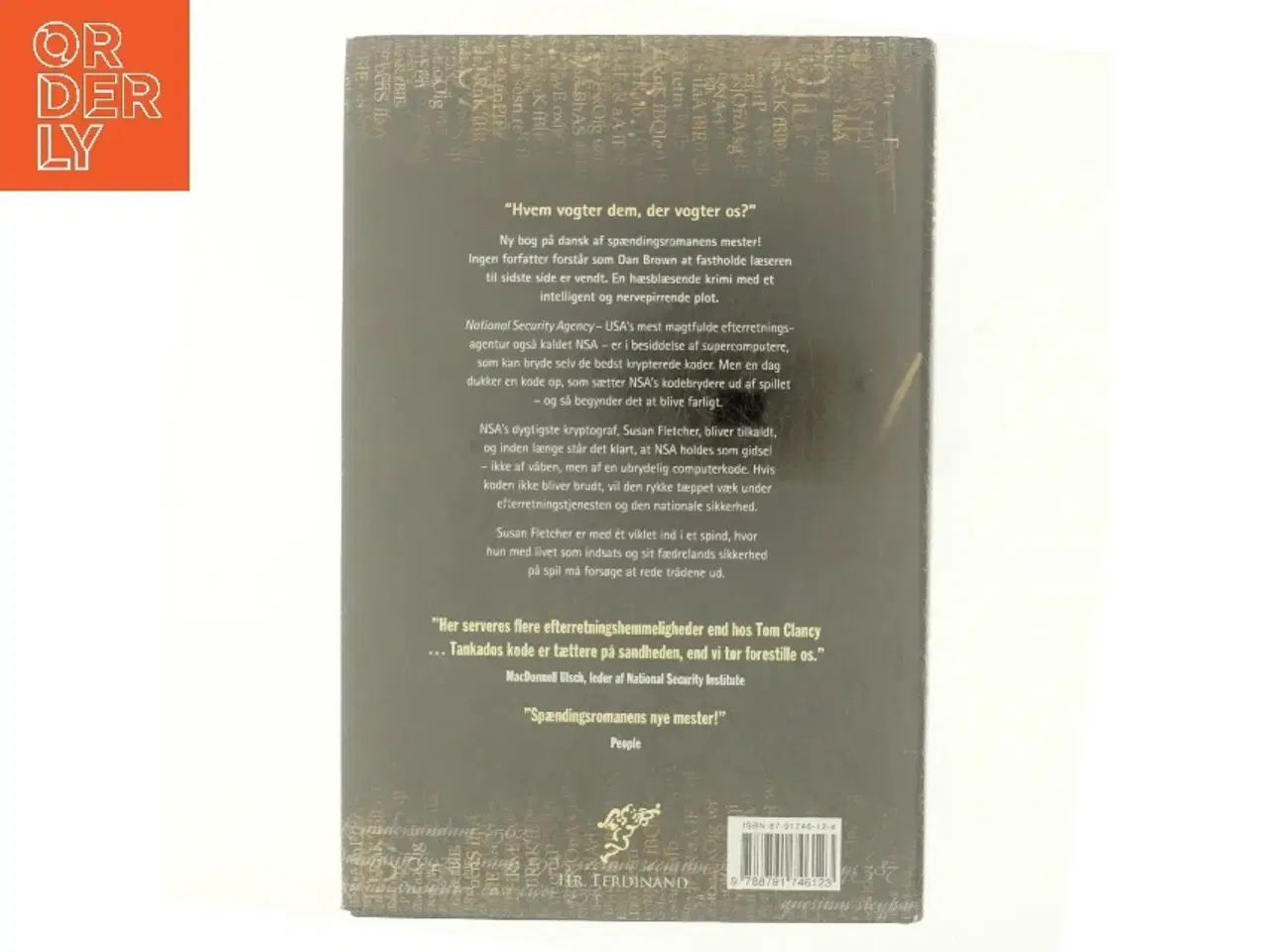 Billede 3 - Tankados kode af Dan Brown (Bog)