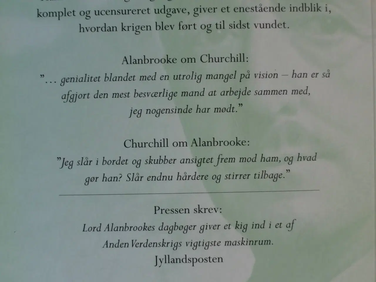 Billede 3 - krigsdagbøger 1939-1945, af feltmarskal lord alanb