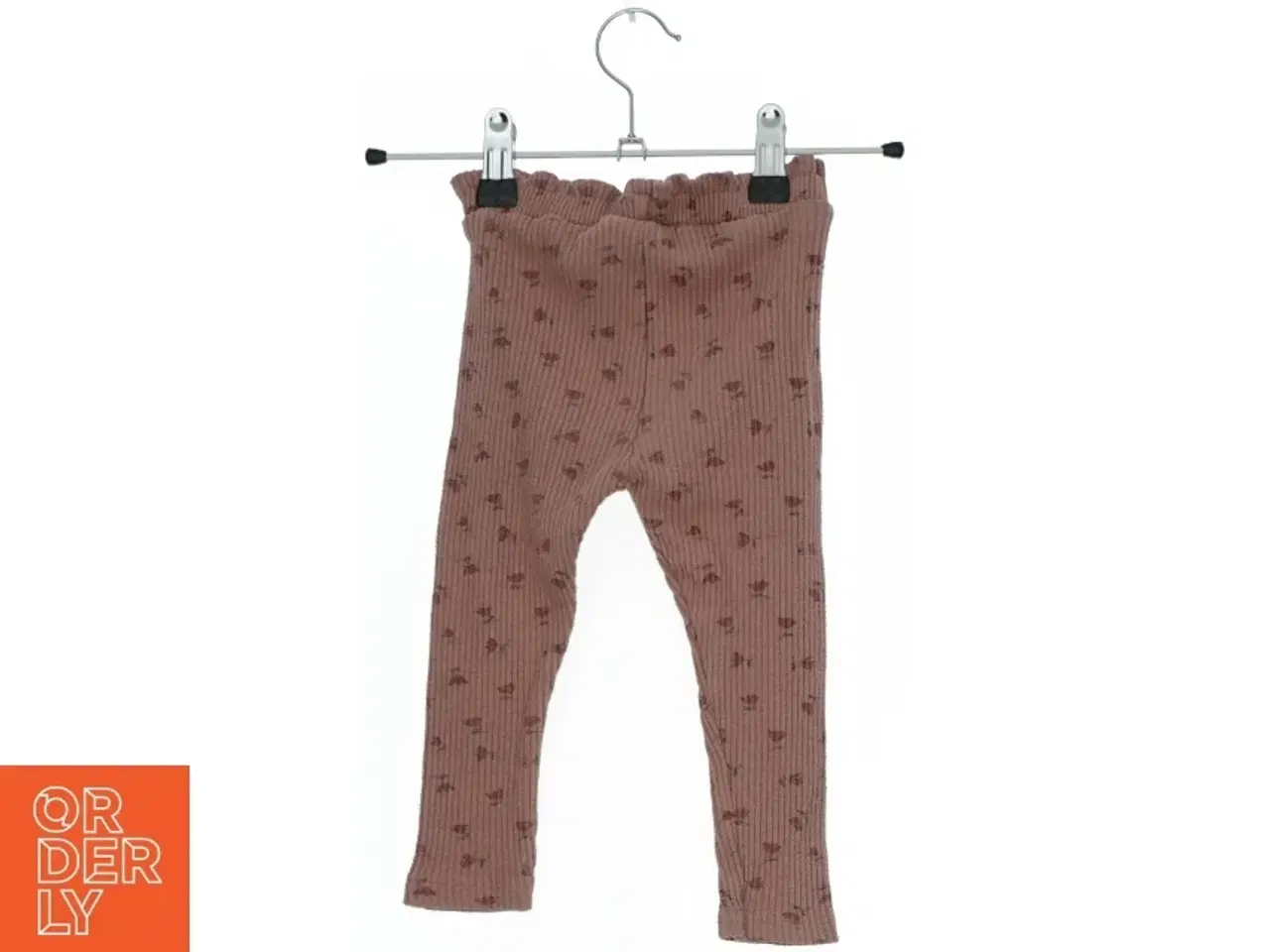 Billede 2 - Ribstrikkede leggings med blomsterprint fra Zara (str. 86)