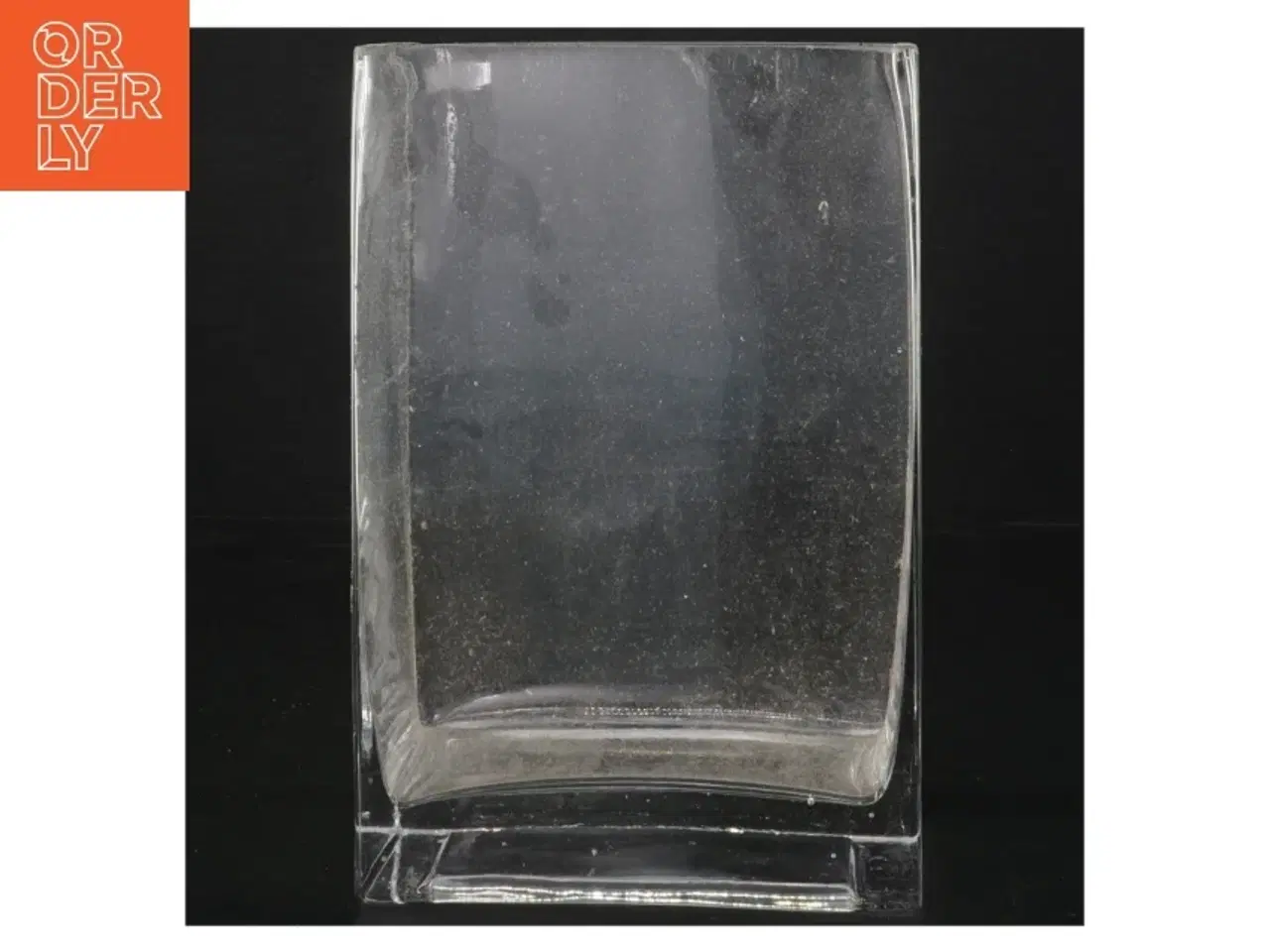 Billede 1 - Glasvase (str. 18x12x8 cm)