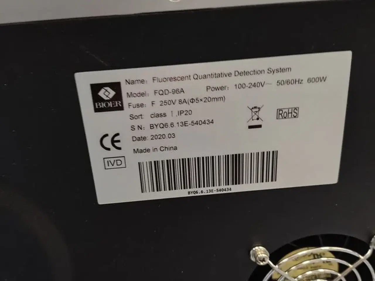 Billede 3 - Fluorescent Quantitative Detection System BIOER LineGene Plus 9000 - 96A