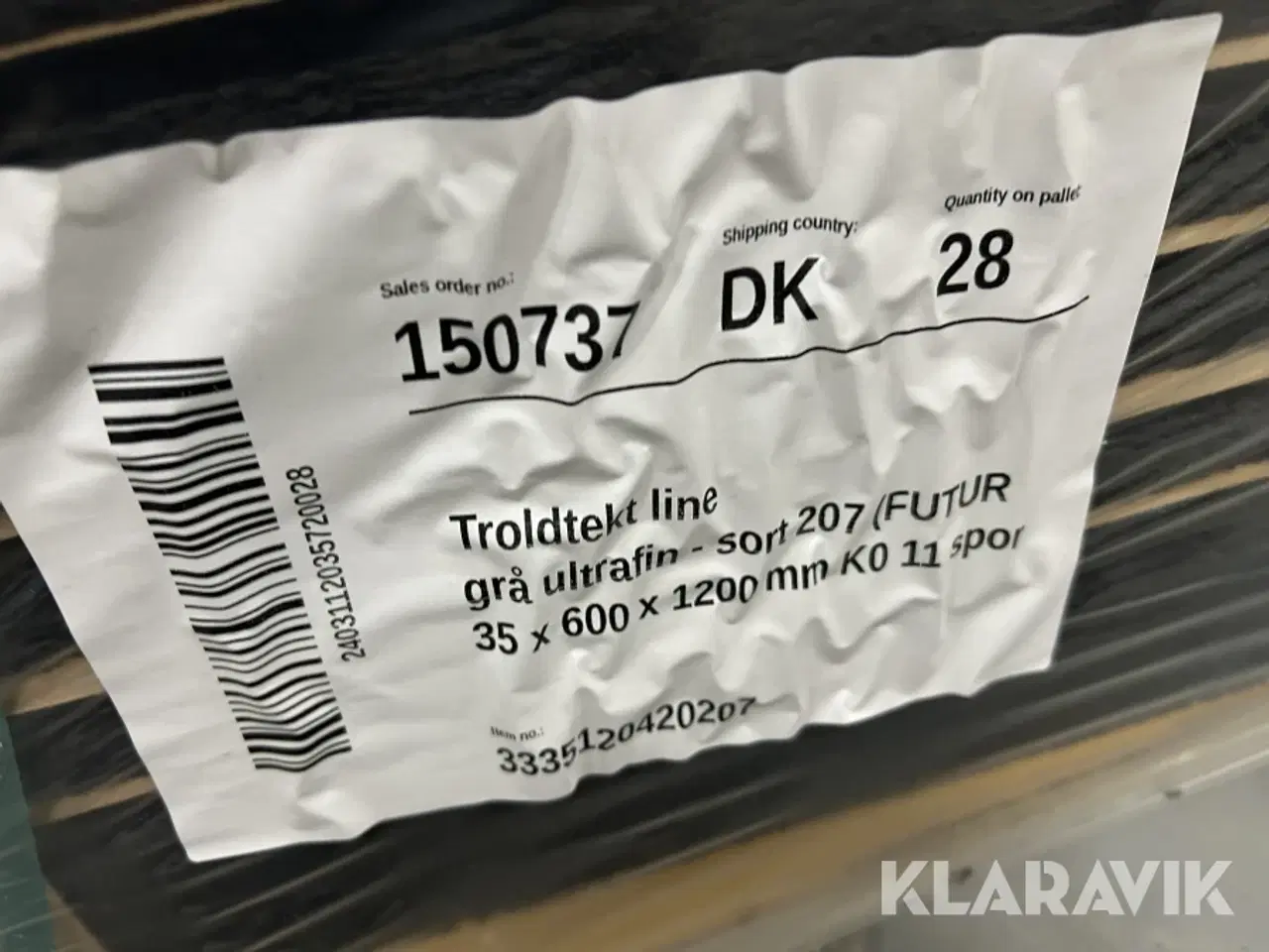 Billede 5 - Troldtekt Sort Med spor 28 styk