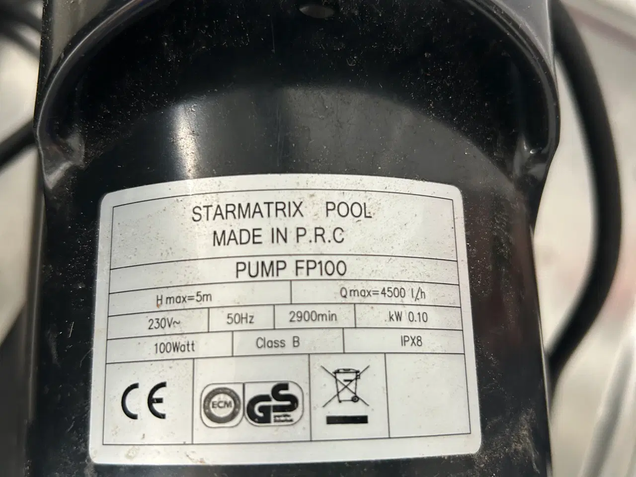 Billede 5 - Filterpumpe til pool (op til 14.000 liter)