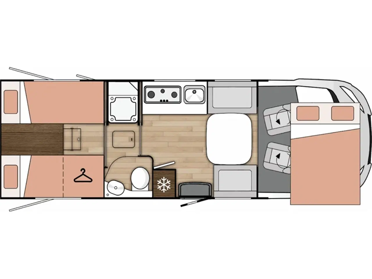 Billede 2 - 2026 - Benimar Amphitryon 967 Top model Fra Benimar med Alde Centralvarme