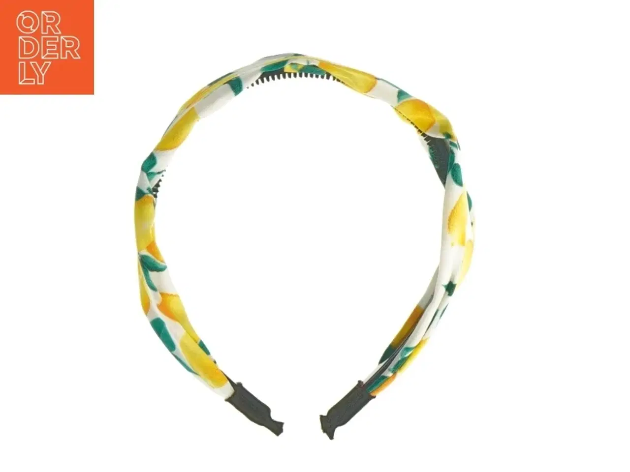 Billede 1 - Hårbøjle med citroner (str. Ø 14 cm)