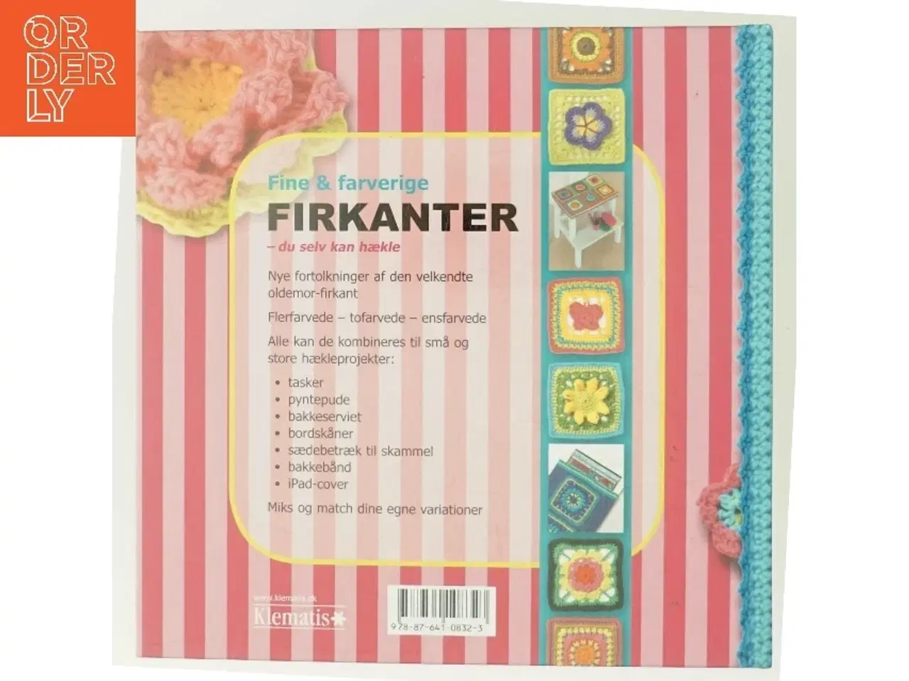 Billede 3 - Fine & farverige firkanter - du selv kan hækle af Lisbet Lücke Larsen (Bog)