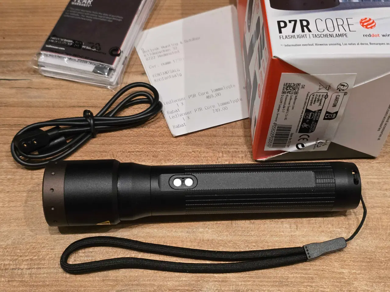 Billede 3 - Ledlenser P7R core genopladelig 