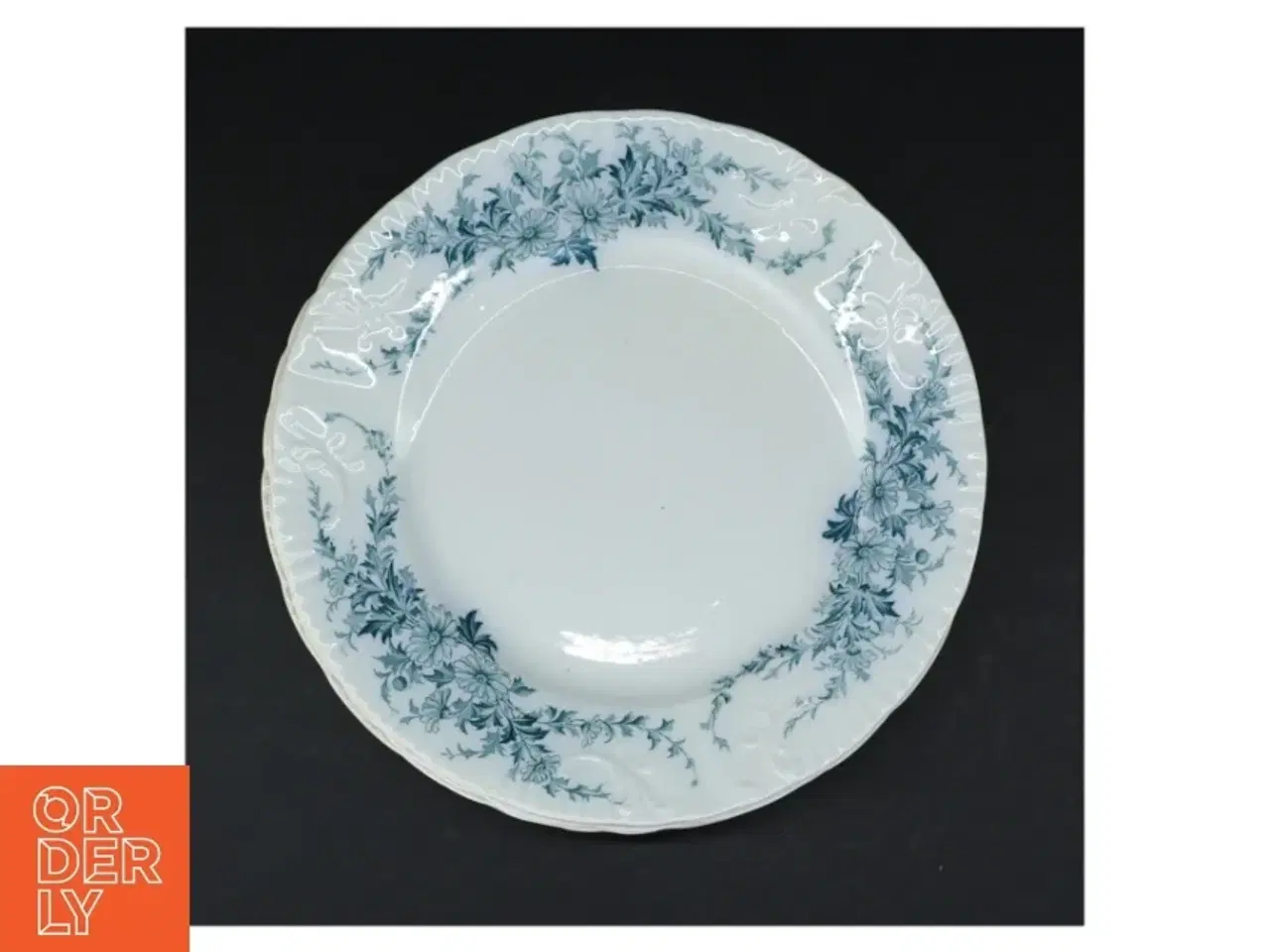 Billede 3 - Blå og hvid porcelænstallerkener (str. Ø. 22,5 cm)