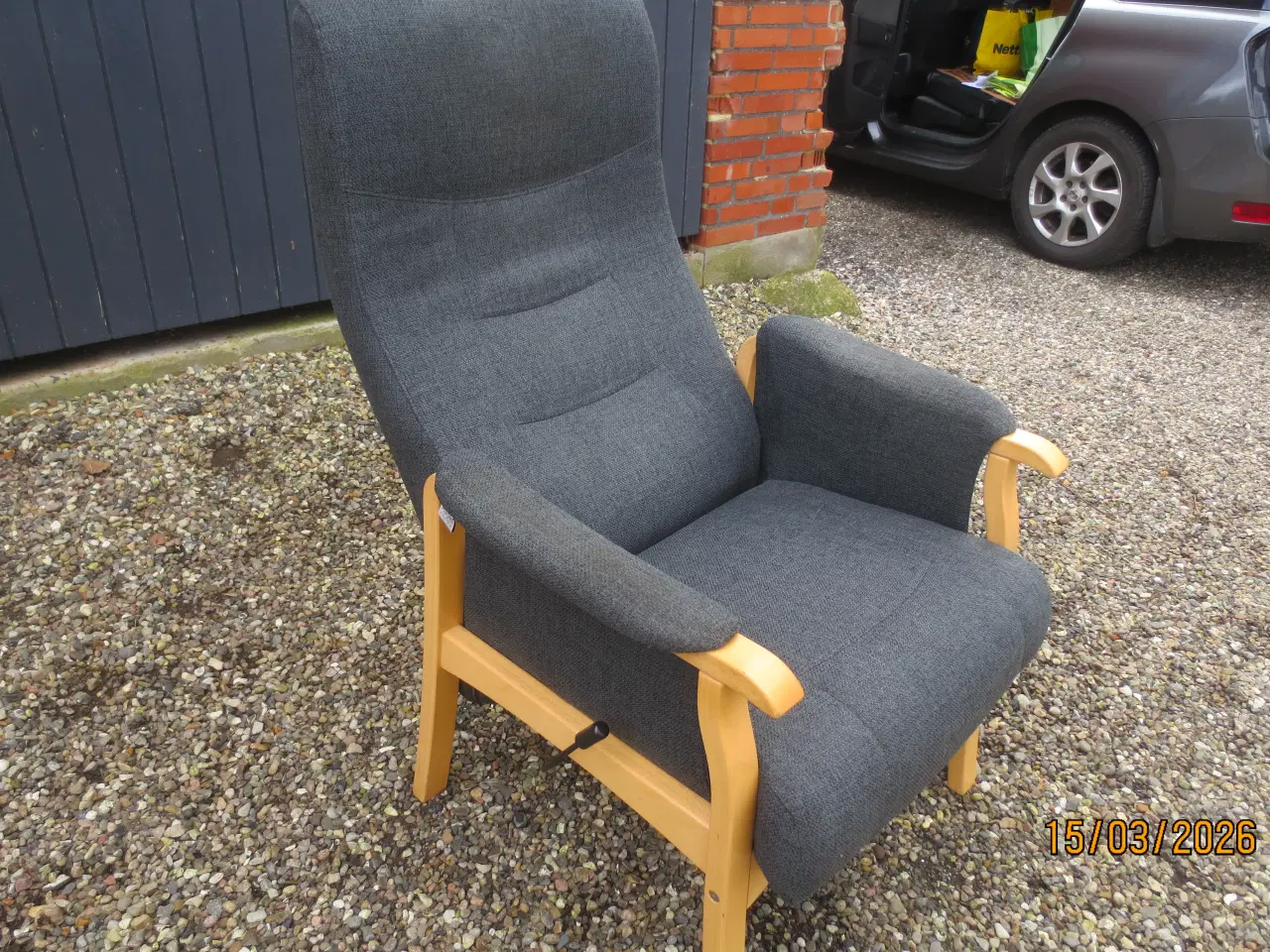 Billede 7 - 1 stk Hjort Knudsen Otiumlænestol 