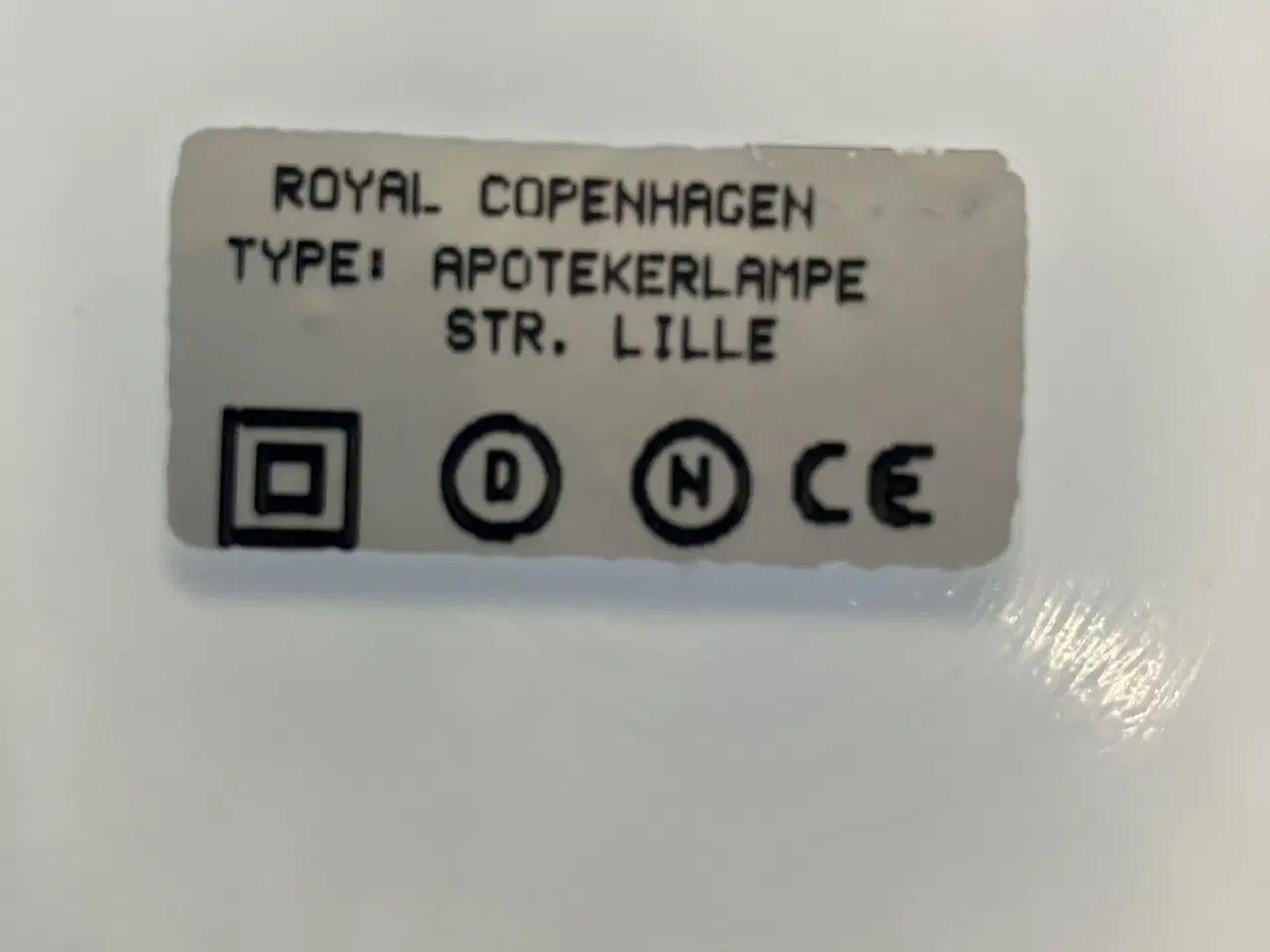 Billede 4 - Holmegaard Apoteker bordlampe 