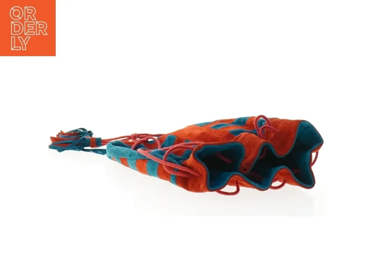 Billede 4 - Ruskinds pose taske med snorelukning (str. 26 x 27 cm)