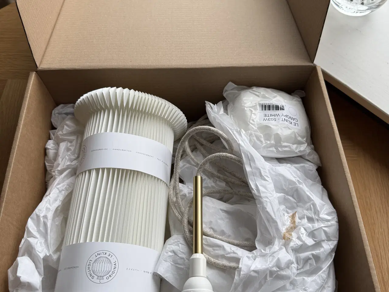 Billede 7 - Hvid LE KLINT Model 1 Pendel 1-30 m. messing