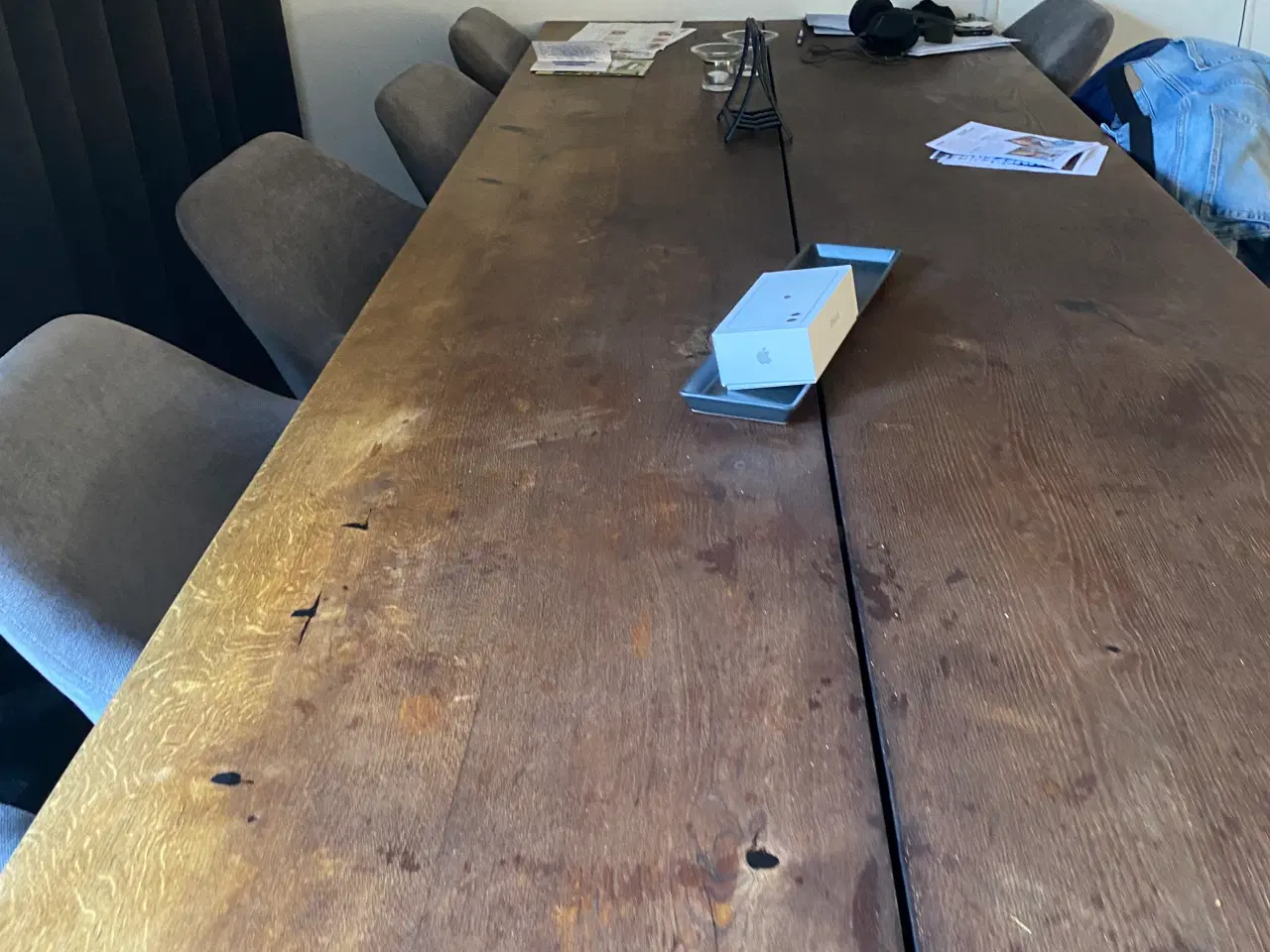 Billede 2 - Spise bord + 12 spisestue stole
