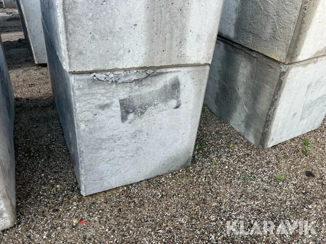 Billede 8 - Betonblokke / siloklodser 25 styk - 160x80x80cm