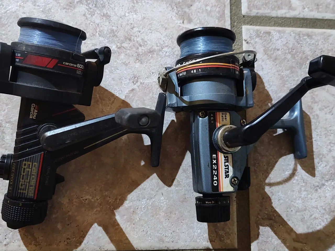 Billede 3 - 3 fiskestænger +  6 hjul.