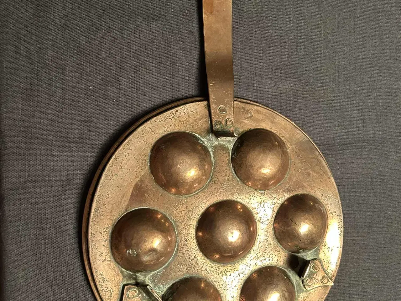 Billede 2 - Æbleskivepande i kobber