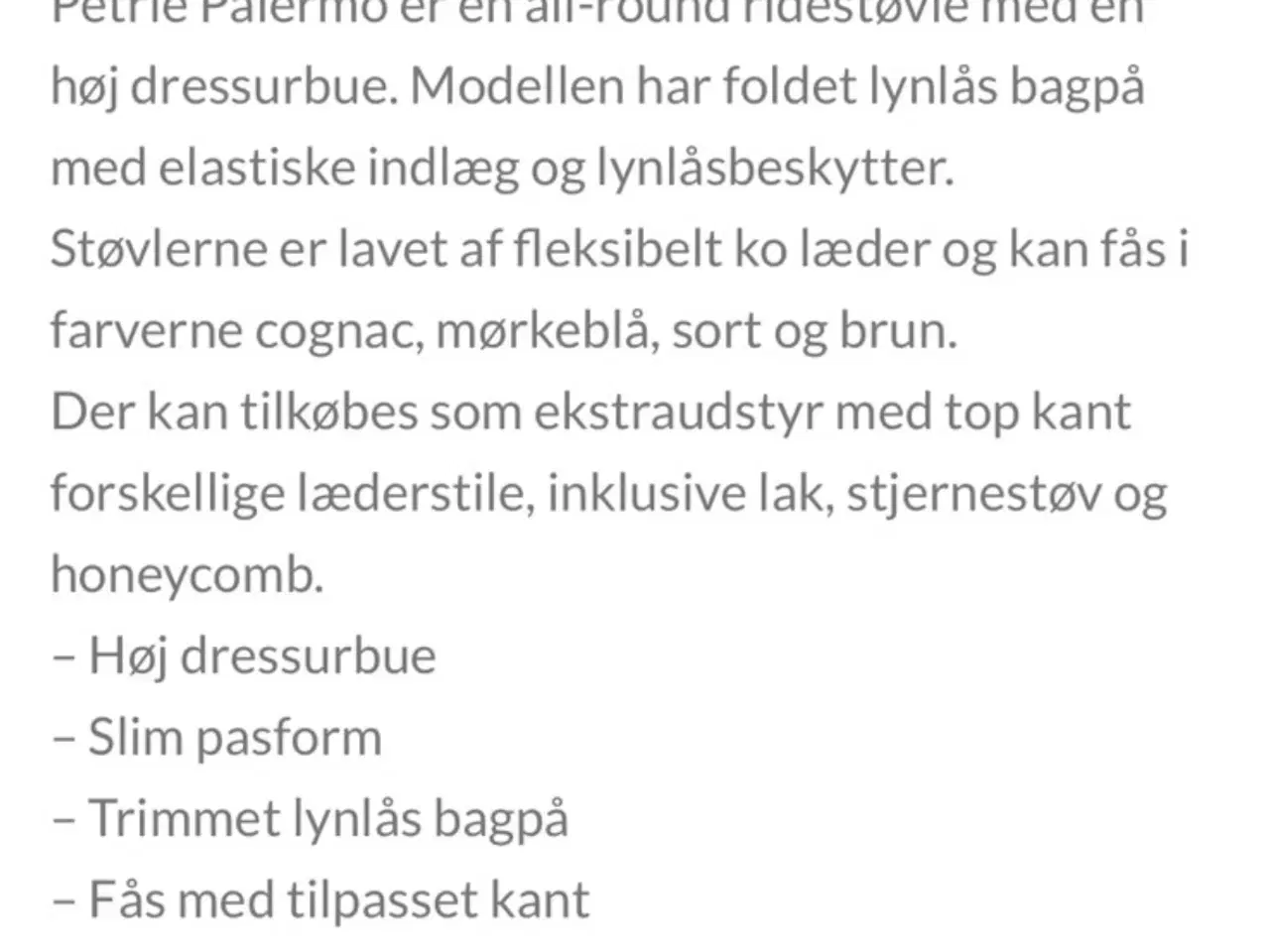 Billede 8 - Petrie dressurstøvler