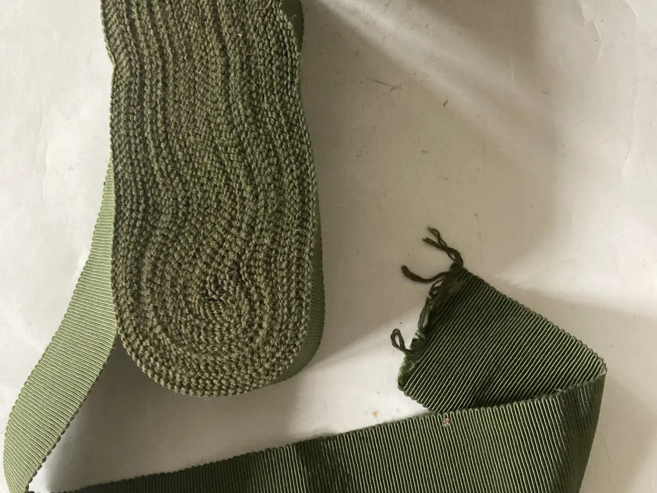 Billede 4 - 1 rl. 41mm Armygrøn Huebånd Kantbånd Skråbånd